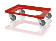 Wózek do transportu skrzynek i pojemników - 2 koła skrętne (6 modeli) - 1