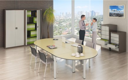 Łącznik półokrągły do ​​stołów Stb Comfort o głębokości 600 mm - 2
