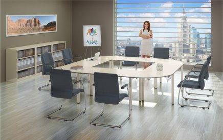 Łącznik kwadratowy do stołów Stb Comfort o głębokości 600 mm - 2