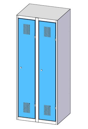 Szafa metalowa z dwudrzwiowa XS62-15 - 3