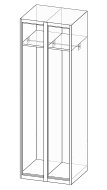 Szafa metalowa z dwojgiem drzwi XS62-18 - 7
