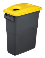 Pokrywa pojemnika na śmieci EcoSort do plastiku - kolor żółty - 1