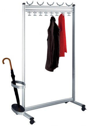 Wieszak mobilny Multiline - szerokość 1000 mm - 1