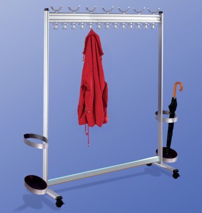 Wieszak mobilny Multiline - szerokość 1400 mm - 1