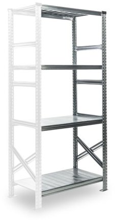 Regał metalowy półkowy dostawiany SUPER 1576 x 600 x 320 mm (różne warianty) - 3