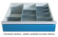Przegródki do szuflad, zestaw na 4 szuflady 500/584A - 4
