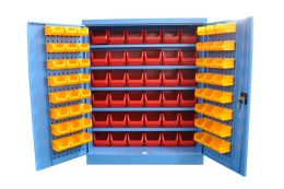 Szafka warsztatowa Kovos ze skrzynkami plastikowymi SPZ_12_0002_C_VAR_2