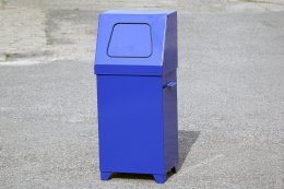 Kosz na śmieci zewnętrzny z klapką 70L 1023