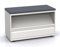 Szafka z ukośną półką i szufladą Bisley BLF typ MSU10