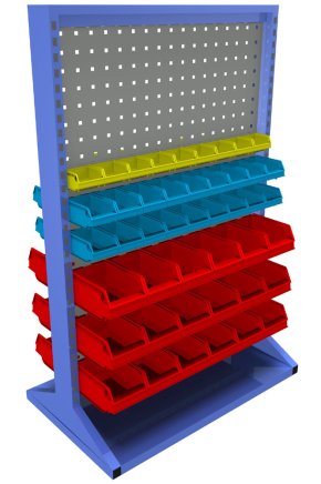 Panel stacjonarny dwustronny z wyposażeniem PSZ_22_A_VAR_5 - 1