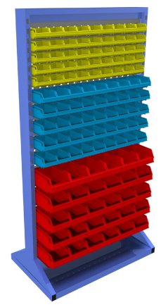 Panel stacjonarny dwustronny z wyposażeniem PSZ_23_A_VAR_3 - 1