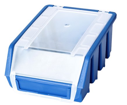 Pojemnik plastikowy Ergobox 2 Plus - kolor niebieski - 1