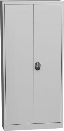Dwudrzwiowa metalowa szafa z wysuwanymi ramami i półką SPS_02_A_R - 7