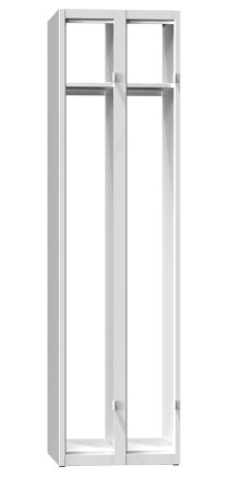 Szafa metalowa z dwojgiem drzwi XS62-18 - 2