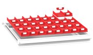 Plastikowe przegródki szufladowe ZB 36 x 36D - 1