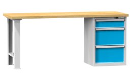 Stoły warsztatowe serii E, szerokość 1500, głębokość 700 lub 800, wysokość 880 lub 890 mm (6 modeli)