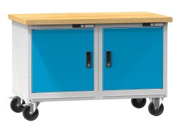 Mobilny stół warsztatowy z szafkami PPS 4