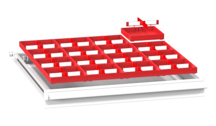 Plastikowe przegródki szufladowe ZB 36 x 36D - 1