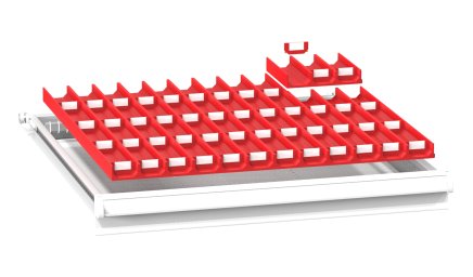 Plastikowa przegroda do szuflad ZB 36 x 36D - 1