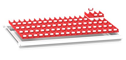 Plastikowe przegródki do szuflad ZG 54 x 36D - 1