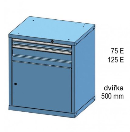 Kontenerek z szufladami ZD 84-2 - 3