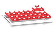 Plastikowa przegroda do szuflad ZD 36 x 27D - 1
