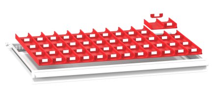 Plastikowe przegródki do szuflad ZG 54 x 36D - 1