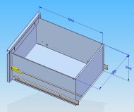 Metalowa szafka na dokumenty Kovona G2110 - 3
