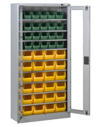 Szafka z plastikowymi skrzynkami UK1-B21S - 2