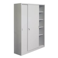 Metalowa szafka z przesuwanymi drzwiami SBM 221 M - 1