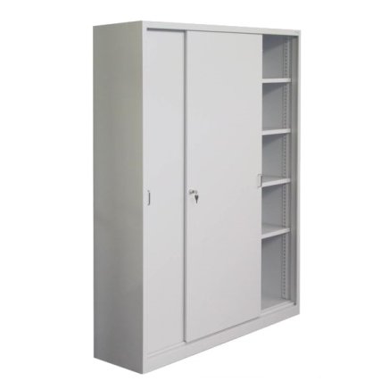 Metalowa szafka z przesuwanymi drzwiami SBM 221 M - 1