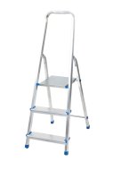 Drabina aluminiowa trzystopniowa (łącznie z platformą) DR(150)ALD (6 modeli)