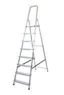 Drabina aluminiowa 8-stopniowa (łącznie z platformą) DR(150)ALD-8