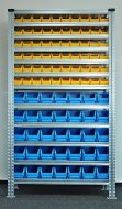 Regał metalowy z plastikowymi pojemnikami 1972 x 1124 x 330 mm 877851009_VAR_2 - 1