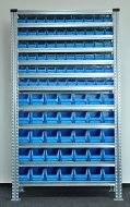 Regał metalowy z plastikowymi pojemnikami 1972 x 1124 x 330 mm 877851009_VAR_5