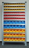 Regał metalowy z plastikowymi pojemnikami 1972 x 1124 x 330 mm 877851009_VAR_7 - 1