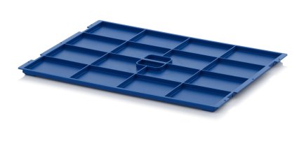 Pokrywa plastikowa do skrzynek RL-KLT 600 x 400 mm - RL-KLT-D 65 - 1