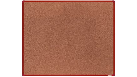 Tablica ogłoszeniowa z wysokiej jakości powierzchnią korkową o wymiarach 1500 x 1200 mm - 2