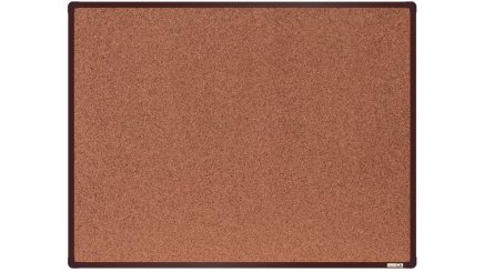 Tablica ogłoszeniowa z wysokiej jakości powierzchnią korkową o wymiarach 1200 x 900 mm - 3