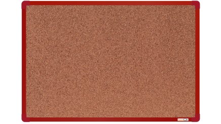 Tablica ogłoszeniowa z wysokiej jakości powierzchnią korkową o wymiarach 600 x 900 mm - 2