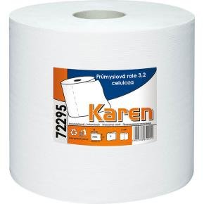 Rolka przemysłowa dwuwarstwowa KAREN Servis 3.2; 2 sztuki - 1
