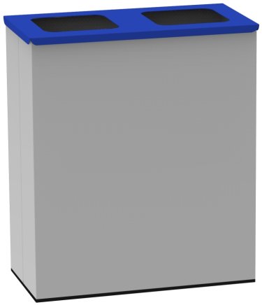 Metalowy kosz na śmieci KOS 1300 komplet - 2
