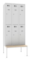 Szafa dzielona Sus 332 W z ławką P331 W - 1