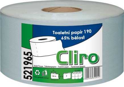 Papier toaletowy Jumbo Cliro 190 6 sztuk - 1