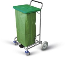 Wózek do segregacji odpadów i prania bez worka PEDALBAG I.220