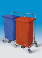 Wózek do segregacji odpadów i prania bez worka PEDALBAG II - 1