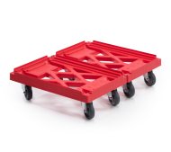 Wózek typu HL do transportu skrzynek i pojemników - 4 koła skrętne - 3