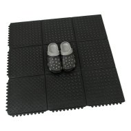 Gumowa modułowa mata przeciwzmęczeniowa Diamond Plate Tile - 2