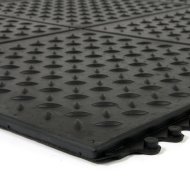Gumowa modułowa mata przeciwzmęczeniowa Diamond Plate Tile - 4