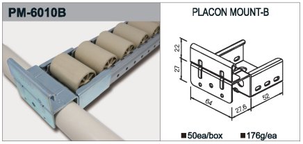 Uchwyt prowadnicy rolkowej typu PM-6010B - 1